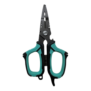 Tijeras para Anillas de Pesca de 6 Pulgadas, Multifuncionales, con Mango de PP+TPR, Cuchillas Microdentadas de Acero Inoxidable, Duraderas y Ecológicas - Product Image 2