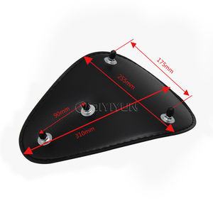 Retro marrón de cuero de cocodrilo Solo de <span class=keywords><strong>asiento</strong></span> de la motocicleta cojín de soporte para de helicóptero <span class=keywords><strong>Cafe</strong></span> <span class=keywords><strong>Racer</strong></span> Bobber asientos - Product Image 6