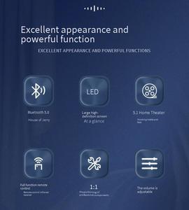 A600y hoạt động rạp hát tại nhà khuếch đại công suất 5.1 đa kênh 5*50W + 100W điều chỉnh độc lập điều khiển từ xa BT 5.3 loa siêu trầm - Product Image 3