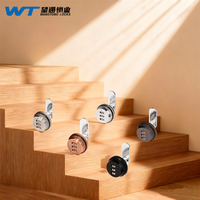 Serrure à combinaison à 3 chiffres WT 9503 pour usage domestique et professionnel, en acier, pour porte d'armoire métallique