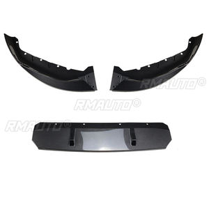 Protector de Parachoques Delantero para BMW Serie 5 G30 LCI M Sport 525i 530i 540i, Difusor, Alerón, Estilo Fibra de Carbono, 2020-2022 - Product Image 5