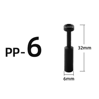 Connecteur rapide pneumatique en plastique PP de 4/6/8/10/12/16 mm, raccord de tuyau, embout de tuyau, bouchon d'arrêt