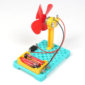 Kit <span class=keywords><strong>de</strong></span> Matériel pour Expériences Scientifiques Simples pour Enfants - Ventilateur Électrique en Plastique - Jouet Technologique pour Élèves - Production Ludique - Product Image 5