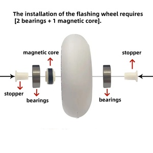 Pattini a rotelle in linea <span class=keywords><strong>4</strong></span> ruote lampeggianti 90 80 72 70mm con funzionalità Flash ruote illuminano incandescente ruote da <span class=keywords><strong>Skate</strong></span> - Product Image 6