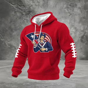 Sudadera con Capucha para Hombre, Impresión por Sublimación, Tejido de Poliéster Transpirable, con Bolsillo, Manga Regular - Product Image 3