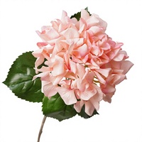 Bunga Hydrangea Buatan Kepala Besar Grosir, Bunga PU Sentuhan Lembut Seperti Asli untuk Dekorasi Pernikahan, Dinding Bunga, Pasokan Grosir