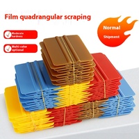 Raclette à revêtement en feutre souple avec manche en plastique pour le detailing automobile, la sérigraphie et le film pour vitres de voiture