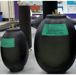 DN200/300/400/600mm pipa karet Multi Diameter pasang produk industri karet alam - Product Image 3