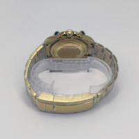 Jam Tangan VK63 Movement, Kalender Perak Putih, Bahan Baja Tahan Karat 904L, Enam Jarum, Timer Tersegmentasi, Jam Tangan Pria