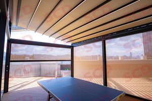 Pergola Retrattile 3x3 4x4 3x6 per Ristoranti e Hotel, Pergola Impermeabile in PVC, Prezzo all'Ingrosso di Fabbrica, Pergola Personalizzata - Product Image 4
