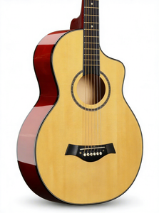 <span class=keywords><strong>Guitarra</strong></span> Acústica para Principiantes de 38 Pulgadas, Forma JF, Madera de Tilo, <span class=keywords><strong>Guitarra</strong></span> para Estudiantes, Fábrica OEM - Product Image 5