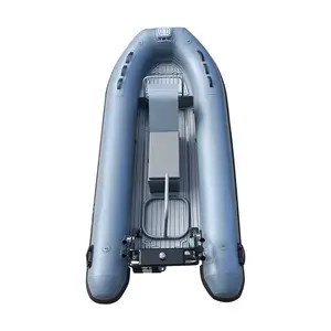 Cama solar de lujo de 13 pies, costilla de aluminio 380, casco de PVC/Hypalon/Orca, bote inflable