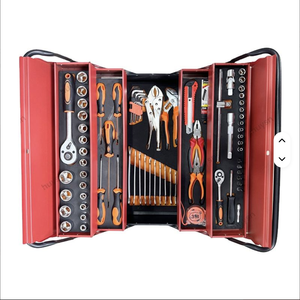 Three-Layer Foldable <b>Chrome</b> Vanadium Steel OEM Hand <b>Box</b> Combination Set 85 Piece Machine Repair Sleeve Organization Work PL-85 H - Product Image 1