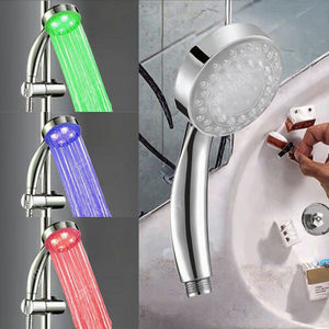 เทอร์โมสตัต LED ระบบฝักบัวคีย์เปียโน ABS พลาสติกหรูหราจอแสดงผลดิจิตอลหัวฝักบัว6ตัว - Product Image 2