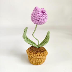 Planta en Maceta Decorativa Hecha a Mano con Ganchillo, Ecológica, DIY, Girasol Positivo, <span class=keywords><strong>Corazón</strong></span>, <span class=keywords><strong>Cactus</strong></span>, Suculenta, Duradera, para el Día del Padre - Product Image 3
