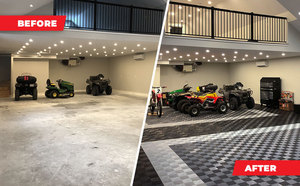 400*400*18mm Anti Slip Garage Flooring Pp Interlocking Floor Modular Workshop Garage Flooring - Product Image 6