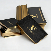 Impression de cartes de visite de luxe avec logo personnalisé en feuille d'or, impression de cartes de vœux, conception de cartes de visite, impression