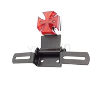 Para NC700 KLR 650 Versys 1000 GSR600 12V LED luz de matrícula señal de giro con soporte de Marco luces traseras