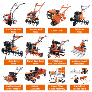 KATHER 7HP 7.5HP Mini motoculteur haute qualité moteur à essence Motoculteur désherbeur entraîné par courroie cultivateur Machine à labourer les terres - Product Image 6