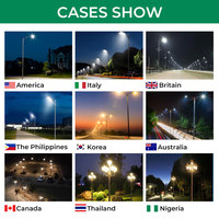 Lampadaire LED en aluminium étanche IP65 Parcs extérieurs Communautés Carrés DC/AC 12V 6000K AC ROHS Eclairage paysager