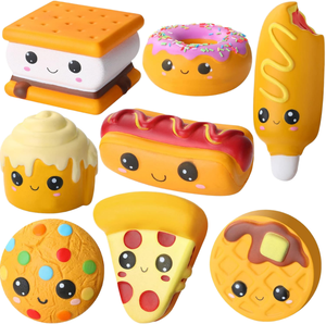 Vente en gros de jouets anti-stress Squishy en mousse PU souple, <span class=keywords><strong>mini</strong></span>-desserts Kawaii en forme de pain, parfumés, à remontée lente, jouets pour enfants - Product Image 1