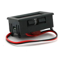 Mini Voltímetro Digital AC 70V-500V, Medidor de Voltaje de Panel con Pantalla LED de 2 Cables