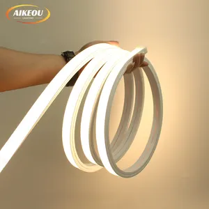 Diodo emisor de luz Flexible Caucho de neón Silicona Cortable Interior Exterior Cuerda de neón Tubo impermeable Tira de luces flexibles