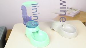 Pet 3.8L nhựa tự động con chó nước quả với hiện đại hình chai Feeder công suất lớn hồ chứa chống lật thiết kế - Product Image 3
