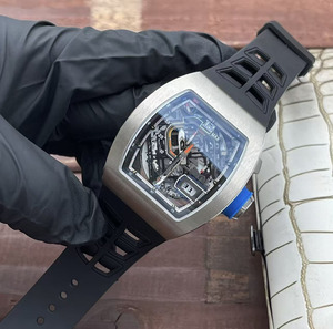 High-end designer business style 20mm rubber strap power reserve display <b>second</b> <b>hand</b> men's multi-functional wristwatch - Product Image 2