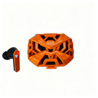 Nouveaux écouteurs TWS semi intra-auriculaires de gaming style Mecha évidé 2026 avec embouts en silicone sans fil