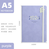 2024 promotionnel en cuir PU organisateur/planificateur agenda calendrier PU cahier chine usine Support personnalisé