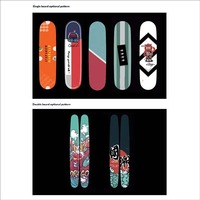 Snowboard tout-terrain professionnel pour adulte, en bois de peuplier, stable et durable, écologique, surdimensionné, très demandé