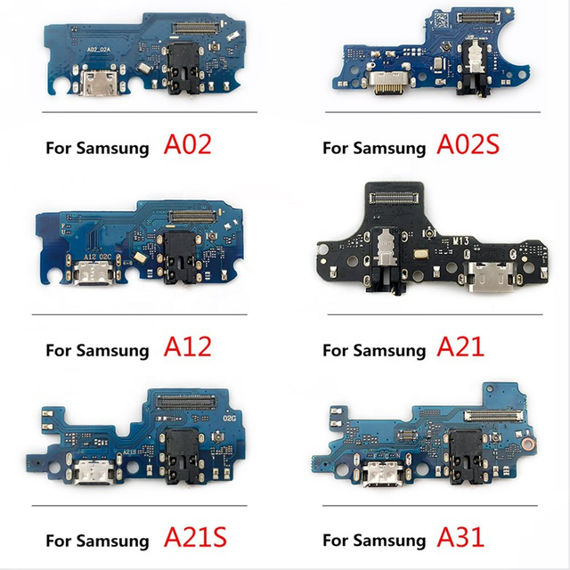 Wholesale for Samsung Spare Parts Mobile LCD Screen Flex Charging Cable for Models A02 A02s A12 A21 A21s A31 A70 A20S A30S A50S