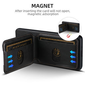 PU cuir support portefeuille fonctions fentes pour cartes housse de téléphone pour <span class=keywords><strong>Sony</strong></span> Xperia 10 V IV - Product Image 6