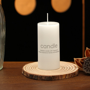Wholesale Handmade White Large Pillar <strong>Candles</strong> Romantic Home Decoration Birthday <strong>Wedding</strong> Parties - Product Image 6