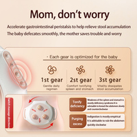 Ceinture de ventre multifonctionnelle pour bébé avec 42 ℃ de chaleur extraits d'herbes sangle réglable masseur abdominal cadeau pour les mamans