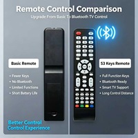 Control Remoto Universal Inalámbrico de 53 Teclas para Smart TV, OEM, ODM, Personalizado