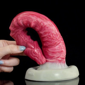 NNSX Long Snake Head Design Animal Penis Cute Desire Sex Toys for Women with Suction Cup <b>Masturbator</b> Sex Shop - Product Image 5