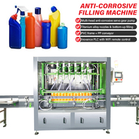 Machine de remplissage intelligente, durable, automatique et anticorrosion pour détergent liquide et désinfectant