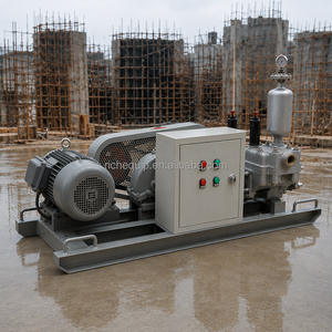 Electric Double Acting Piston Cement Grout Pump 60L/min 40Bar for Tunnel <b>Foundation</b> Injection Grouting - Product Image 2