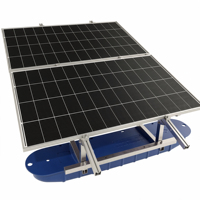 Aérateur de bassin à moteur solaire pour l'oxygénation des étangs de crevettes et des bassins piscicoles, machine d'aération à roue à aubes économe en énergie pour l'extérieur