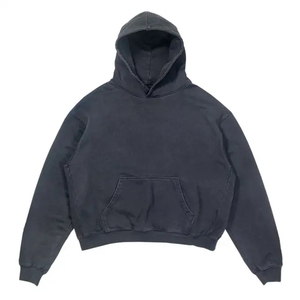 เสื้อฮู้ดดี้ OEM ผ้าคอตตอน 100% หนานุ่ม ใส่ได้ในฤดูหนาว ทรงโอเวอร์ไซส์ สไตล์สตรีทแวร์ คุณภาพพรีเมียม รับสกรีนโลโก้ คุณภาพสูง สำหรับผู้ชาย - Product Image 1