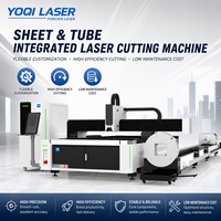 Machine de découpe laser à fibre à prix d'usine, machine de découpe laser CNC intégrée pour tôles et tubes