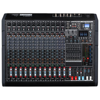 Console audio DJ de scène avec mixeur Bluetooth USB 26 canaux série TF, double mixeur à effets 99DSP