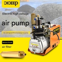 DIDEEP Modèle 009 Compresseur Électrique Submersible en Acier pour Respiration Sous-Marine, Rapide, Inodore, Haute Pression 40Mpa 220V 1800W