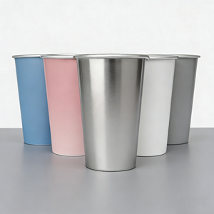 Vaso de Aluminio de 16 oz con Cambio de Color, Diseño Creativo, para Cerveza, Bebidas Frías y Jugos, Personalizable - Product Image 1