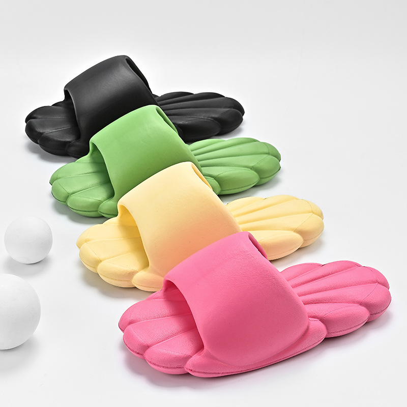 3D Shell 2023 New Men's and Women's Slides Couples Home Bathroom Non-slip Lightweight EVA Slippers