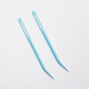 Plastic Curved <b>Sewing</b> Needles Red Hand <b>Sewing</b> Knitting Craft Tools 200 <b>Sets</b> Mixed Colors GZ01 - Product Image 3