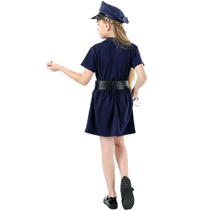 Costume d'agent de police pour enfants, <span class=keywords><strong>tenue</strong></span> de policier pour enfants pour Halloween, déguisement de jeu de rôle (sans menottes) - Product Image 2