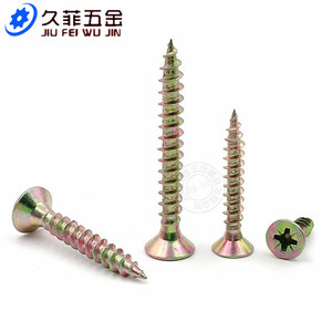 สกรูเกลียวปล่อยหัวจมแบบไขว้ M4 M5 M6 ยี่ห้อ Jiu Fei Wu Jin สำหรับงานตกแต่งอาคาร - Product Image 1